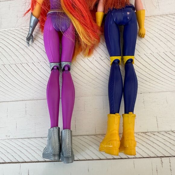 DC Super Hero Girls 12" Mattel Fashion Doll Lot of 2 Batgirl and Starfire - Picture 8 of 10